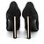 Valentino Wildleder-Pumps mit Kette Schwarz - Ansicht 4