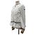 Moncler Jaqueta acolchoada de malha com zíper para crianças Prata