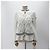 Moncler Jaqueta acolchoada de malha com zíper para crianças Prata - vista 2