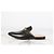 Gucci Mule in pelle con morsetto nero - vista 3