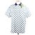 Gucci Polo de algodão com elastano Azul