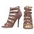 Jimmy Choo Sandali in scamosciato FATHOM QUARTZ Rosso
