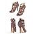 Jimmy Choo Sandali in scamosciato FATHOM QUARTZ Rosso - vista 2
