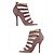 Jimmy Choo Sandali in scamosciato FATHOM QUARTZ Rosso - vista 3