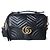 Gucci Borsa GG Marmont Matelassé con manico e tracolla Nero