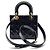 Christian Dior Patent Lady Dior Small Schwarz - Ansicht 3