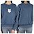 Maison Martin Margiela Owl Rundhals-Sweatshirt (Blau)
