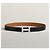Hermès Reversible Belt Black Gold/White Gold - view 9