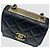 Chanel Mini borsa a catena Trendy CC in agnello nero e oro - vista 12