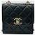 Chanel Mini borsa a catena Trendy CC in agnello nero e oro - vista 2