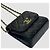 Chanel Mini borsa a catena Trendy CC in agnello nero e oro - vista 5