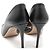 Gucci Scarpe in pelle nera con borchie argentate Nero - vista 2