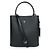 Prada Borsa Tote Saffiano Media con Logo Triangolo da Donna (Nero) VOOO