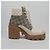 Gucci Stivaletti con lacci in pelle GG Supreme con tacco da donna - vista 6