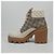 Gucci Stivaletti con lacci in pelle GG Supreme con tacco da donna - vista 7