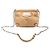 Maison Martin Margiela Mini borsa a tracolla Glam Slam Red Carpet in nappa granulata beige Marrone
