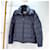 Prada Giacca imbottita con cappuccio e logo Triangle Blu - vista 2