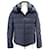 Prada Giacca imbottita con cappuccio e logo Triangle Blu - vista 5