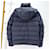 Prada Giacca imbottita con cappuccio e logo Triangle Blu - vista 6