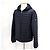 Prada Giacca imbottita leggera con cappuccio blu navy da uomo - vista 2