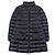 Moncler Chaqueta larga de plumón ligera para mujer Azul