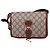 Gucci GG Supreme Interlocking Schultertasche Braun
