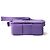 Bottega Veneta Intrecciato Mini Candy Cassette Porpora - vista 6