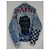 Balenciaga Oversized Indigo Graffiti Denimjacke Mehrfarben - Ansicht 4