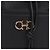 Salvatore Ferragamo Mini borsa a secchiello crossbody Gancini nera Ferragamo Nero - vista 3
