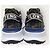Fendi Sneakers Flow in pelle nera e jacquard FF marrone Nero - vista 7