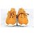 Hermès Sneakers Suede Drive Gold Marrone - vista 3