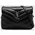 Saint Laurent Loulou Toy Schultertasche aus gestepptem Leder Schwarz/Silber - Ansicht 12