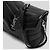 Saint Laurent Loulou Toy Schultertasche aus gestepptem Leder Schwarz/Silber - Ansicht 6