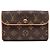 Louis Vuitton Monogram Pochette Florentine Belt Bag XS Schwarz