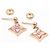 Louis Vuitton Orecchini Color Blossom BB Star Diamond Rosa - vista 3