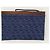 Fendi Clutch piatta in jacquard denim Medium Blu - vista 5