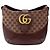 Gucci Borsa a Spalla Ally GG Medium Bordeaux Rosso