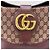 Gucci Borsa a Spalla Ally GG Medium Bordeaux Rosso - vista 3