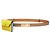 Hermès Cinturón Kelly Pocket Eteop para mujer con hebilla dorada Naranja - vista 2