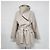 Hermès Abrigo de cachemira para mujer Beige Castaño - vista 5