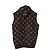 Louis Vuitton Gilet con Cappuccio Monogram Lurex Marrone - vista 2