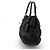 Prada Borsa a Spalla e Tote in Nappa Gauffre Nero - vista 3