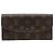 Louis Vuitton Cartera Larga Emily en Monogram Canvas Azul