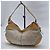 Céline Borsa Hobo in Jacquard Triomphe Marrone - vista 10