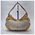 Céline Borsa Hobo in Jacquard Triomphe Marrone - vista 2