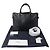 Dior Valigetta Lingo Black CD Diamond Canvas Nero - vista 8