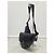 Dior Borsa Saddle in tela con diamanti CD nera Nero - vista 3