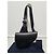 Dior Borsa Saddle in tela con diamanti CD nera Nero - vista 7