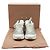 Miu Miu Sneakers in pelle bianca e cristalli Bianco - vista 3