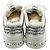 Miu Miu Sneakers in pelle bianca e cristalli Bianco - vista 8